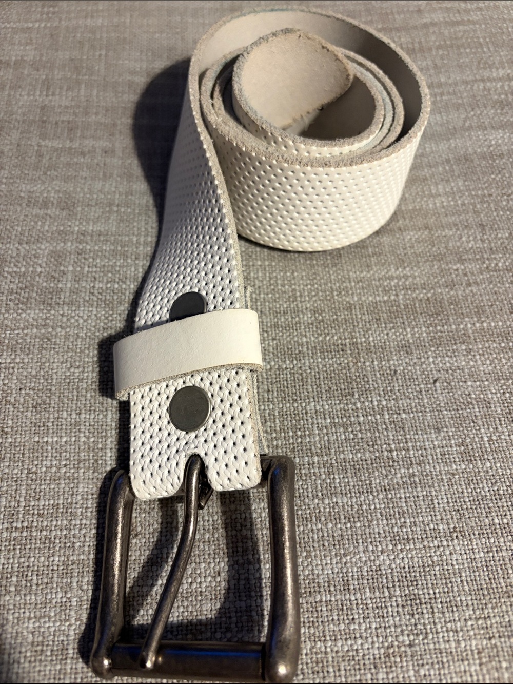 OUTLAW Handcrafted Canadian-Made Italian Leather Perforated Belt